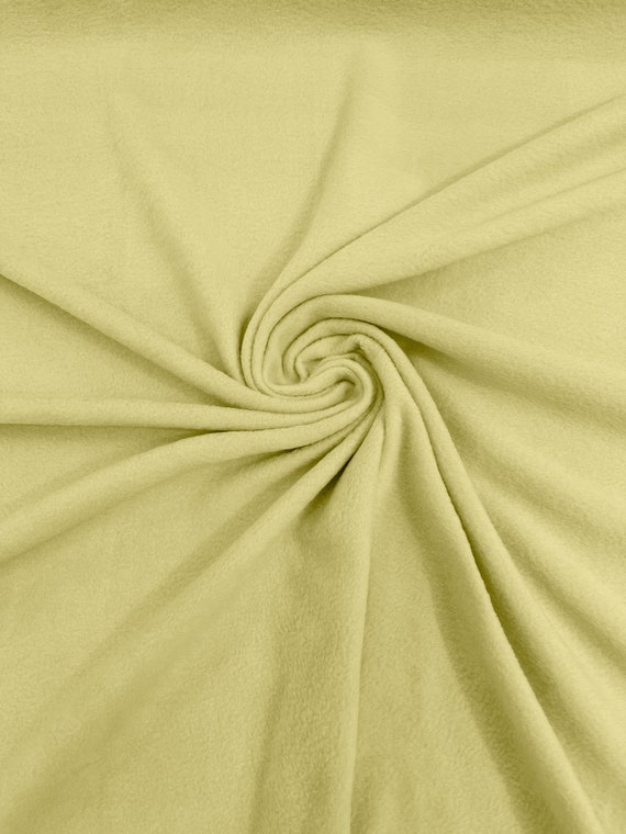 Bright Yellow Polar Fleece Fabric