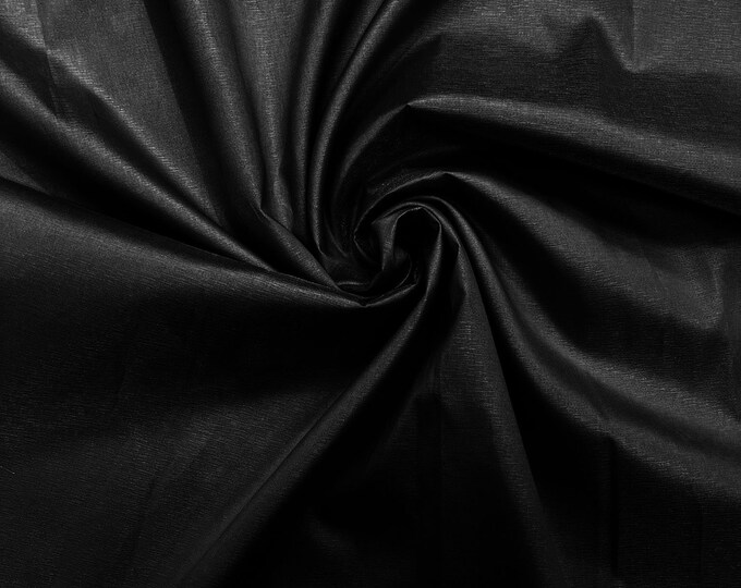 Black Quinceañera Crystal Taffeta Stiff And Shiny Fabric/Apparel/Costume/Dress/Cosplay/Wedding