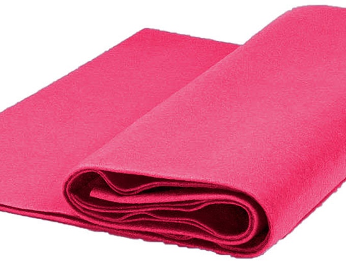 Acrylic Craft Felt Fabric by The Yard 72" Wide - Hot Pink