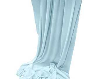 Baby Blue - Cotton Gauze Sheer Table Runner for Wedding, Decorations for Birthday Parties, Banquets, Engagements.