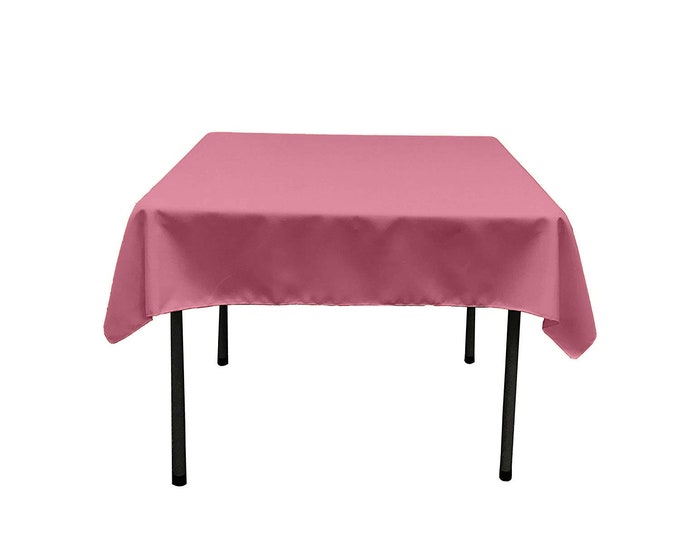 Pink Panther Square Polyester Poplin Table Overlay - Diamond. Choose Size Below