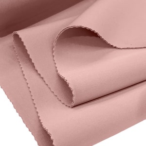 Blush Pink 58/60&quot; Wide 90% Polyester / 10 percent Spandex Neoprene Scuba Fabric Sold By The Yard.