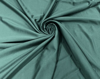 Seafoam Shiny Spandex Fabric 58" Wide| 4-Way Stretch Nylon, Swim & Costume.
