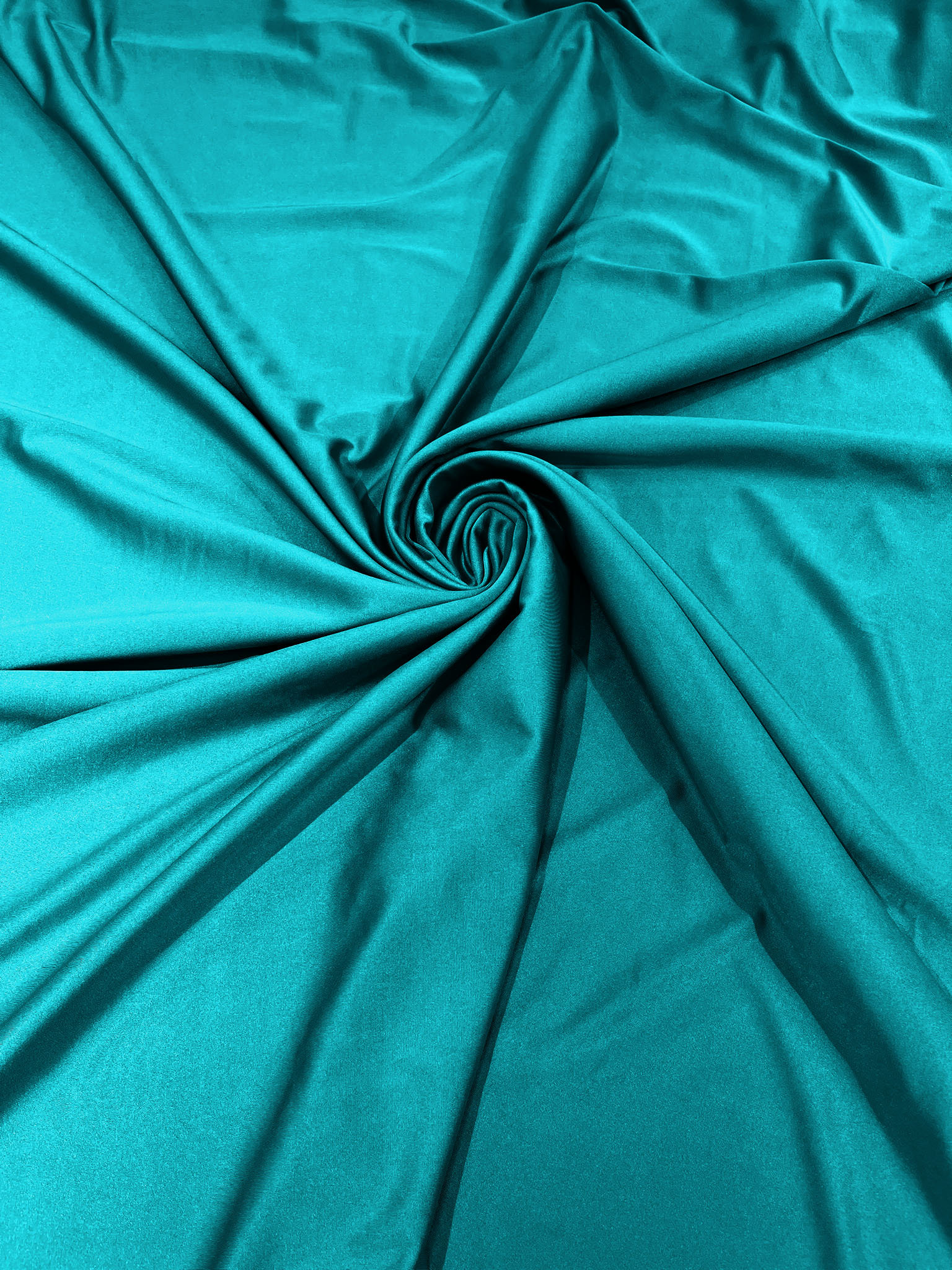 Solid Teal Green 4 Way Stretch 10 oz Cotton Lycra Jersey Knit Fabric