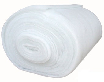 Bonded Dacron Upholstery Grade Polyester Batting 48 Inch Wide (5 yards)
