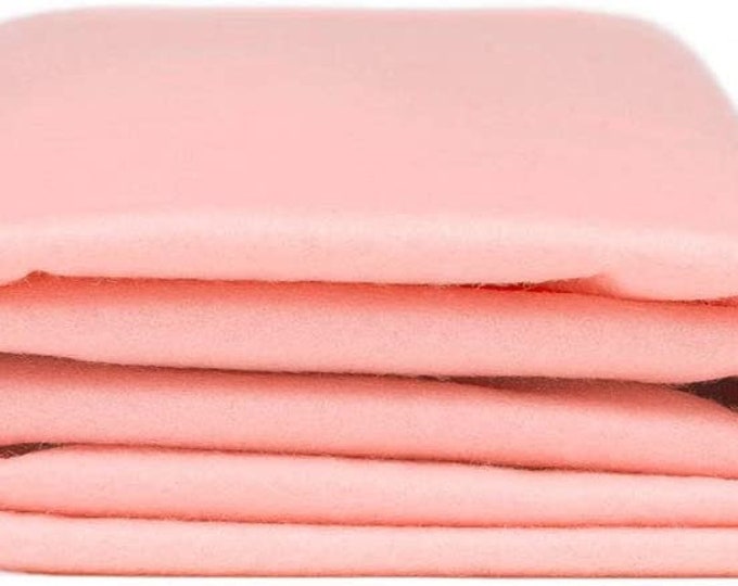 Acrylic Craft Felt Fabric by The Yard 72" Wide - Light Pink