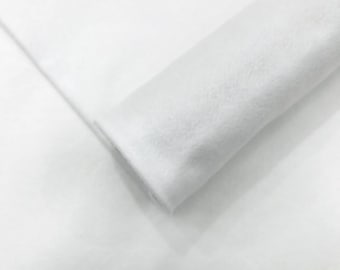 White Acrylic Craft Felt Fabric by The Yard 72" Wide.