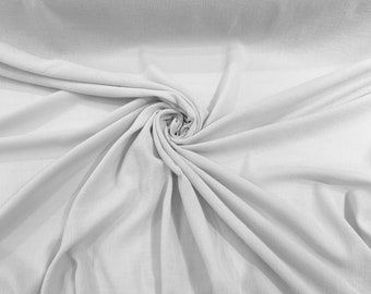 White Muslin Crinkle Gauze Fabric, Cotton Gauze Swaddle Fabric, Fabric for Babies, Swaddle, dresses, Cheesecloth Fabric