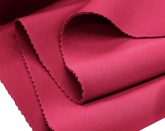 Fuchsia Neoprene Scuba Fabric 2mm Thick | Stretch Polyester Spandex 58" Wide.