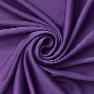 Interlock Lila Stoff, Polyester Spandex mit Mechanischem Stretch