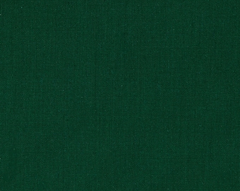 Hunter Green 58-59" Wide Premium Light Weight Poly Cotton Blend Broadcloth Fabric Sold By The Yard.