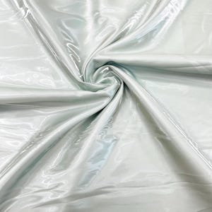 Light Sage Green - Bridal Liquid Satin Fabric/Glossy Satin/58” Wide/Prom.