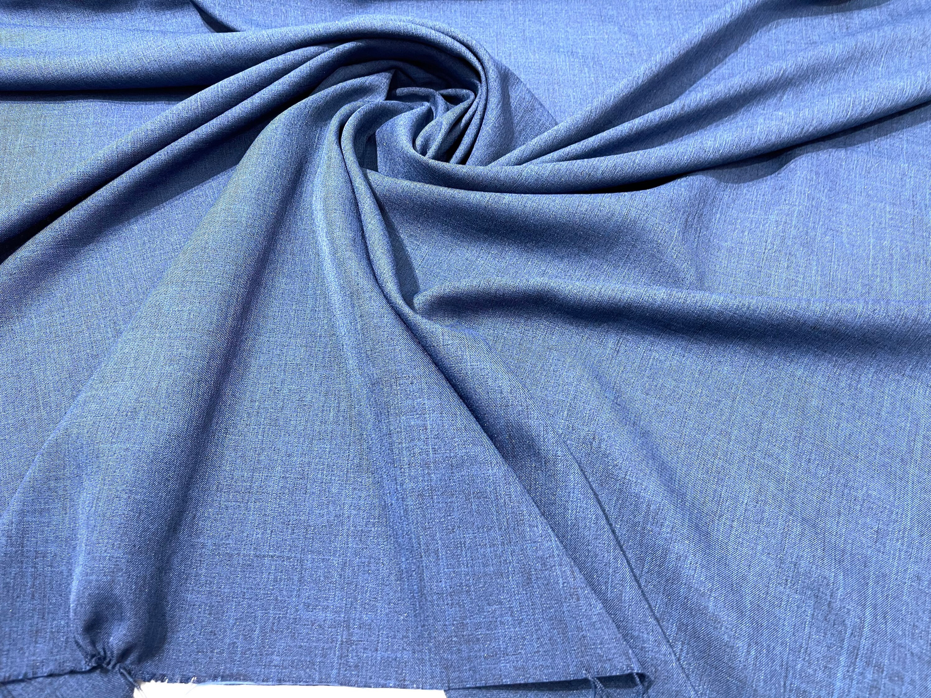 Sky Blue Polyester Poplin Fabric