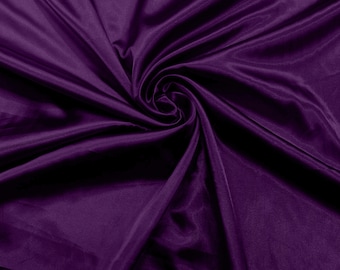 Jewel Purple Light Weight Silky Stretch Charmeuse Satin Fabric/60" Wide/Cosplay.