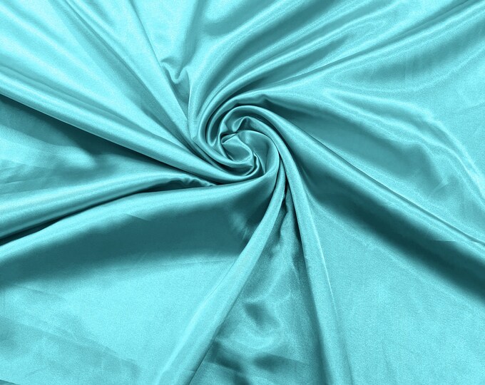 Jade Light Weight Silky Stretch Charmeuse Satin Fabric/60" Wide/Cosplay.