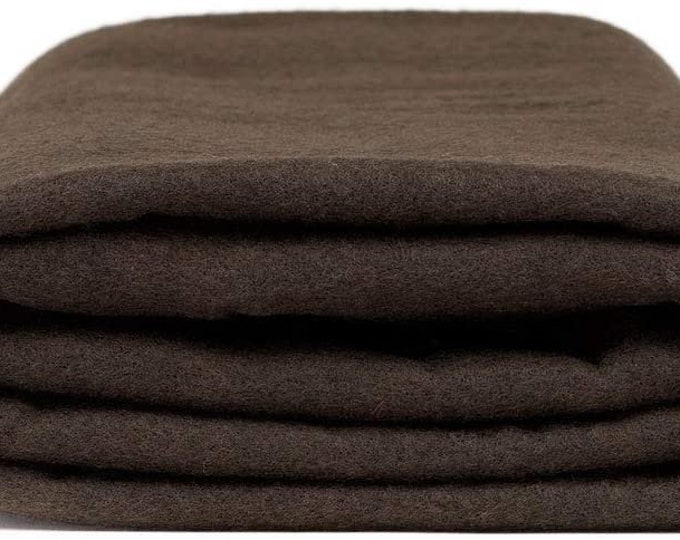 Acrylic Craft Felt Fabric by The Yard 72" Wide - Brown