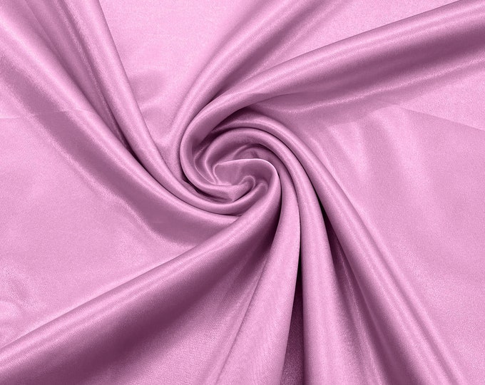 Violet Crepe Back Satin Bridal Fabric Draper/Prom/Wedding/58" Inches Wide Japan Quality.