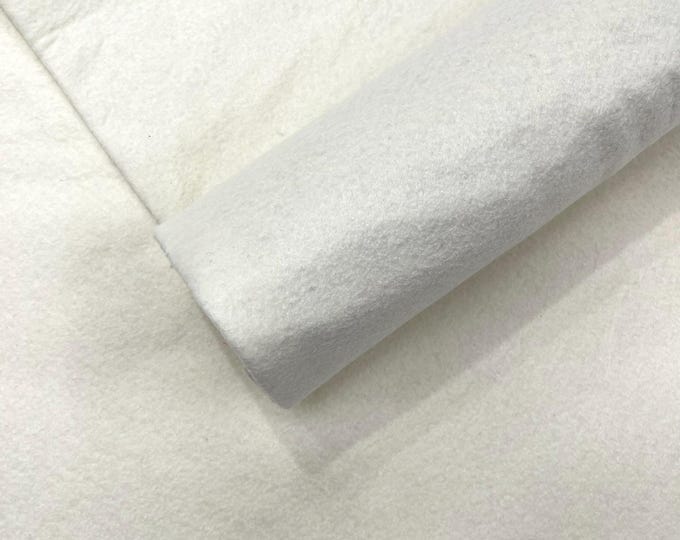 Ivory Acrylic Craft Felt Fabric by The Yard 72" Wide.