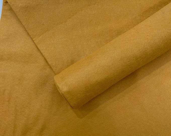 Mustard Acrylic Craft Felt Fabric by The Yard 72" Wide.