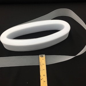 50 yards- 2 Inches White Crinoline Horsehair Braid Trim-wedding-bridal-nightgowns-prom-decorations.