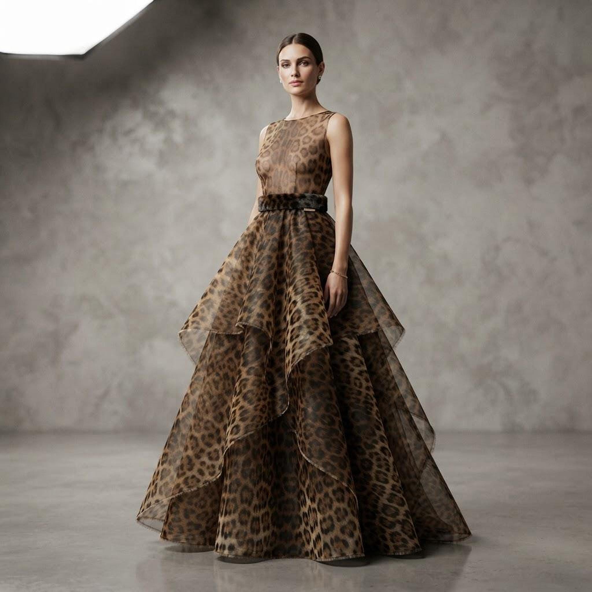 Black and Gold Dress Fabric