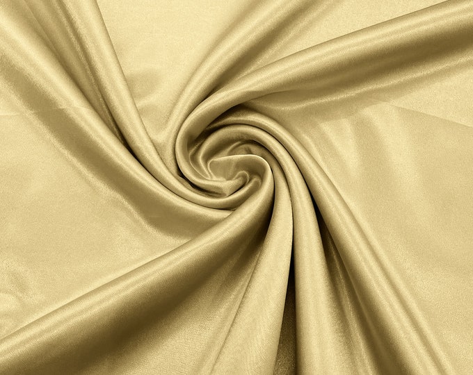 Banana Crepe Back Satin Bridal Fabric Draper/Prom/Wedding/58" Inches Wide Japan Quality.