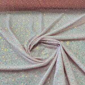 Royalty Fabrics Hunter iridescent heavy hand beaded princess design embroider with beads-pearls-sequins on a mesh lace-sold by yard.