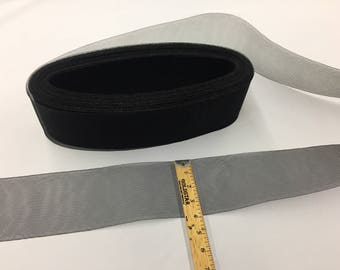 5 yards- 4 inches black crinoline horsehair braid trim-wedding-bridal-decorations.