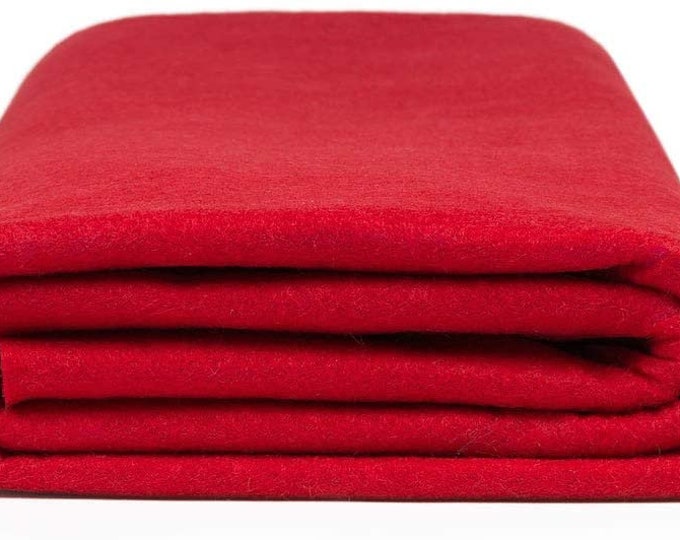 Acrylic Craft Felt Fabric by The Yard 72" Wide - Red