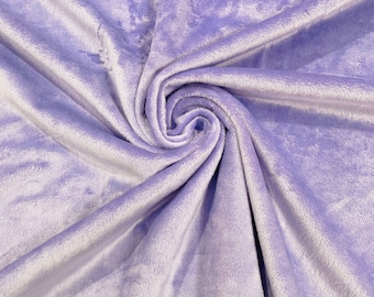 Solid Minky Lilac | New Creation Fabric & Foam