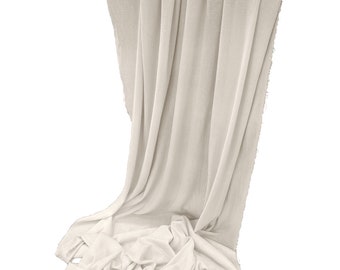 Dark Ivory - Cotton Gauze Sheer Table Runner for Wedding, Decorations for Birthday Parties, Banquets, Engagements.