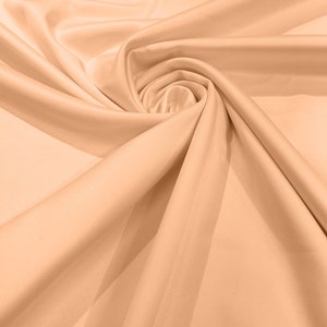 polyester spandex satin fabric shiny stretch satin fabric dress