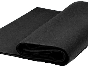Acrylic Craft Felt Fabric by The Yard 72" Wide - Black