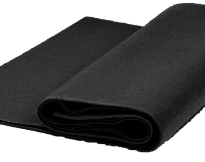 Acrylic Craft Felt Fabric by The Yard 72" Wide - Black