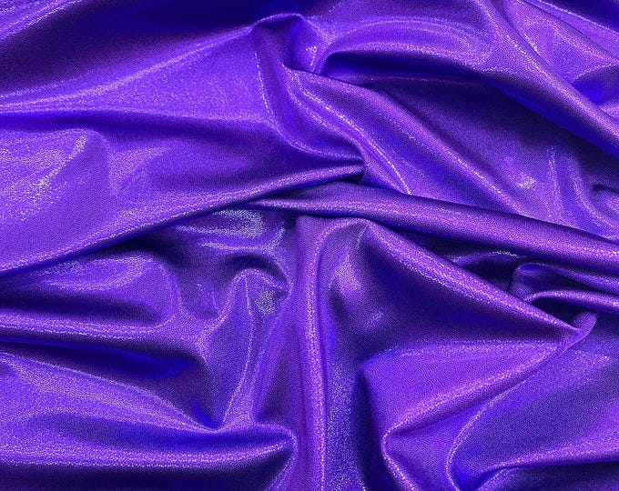 Purple Foggy Foil All Over Foil Metallic Nylon Spandex 4 Way Stretch/58" Wide