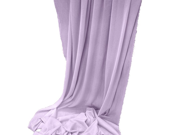 Lavender - Cotton Gauze Sheer Table Runner for Wedding, Decorations for Birthday Parties, Banquets, Engagements.