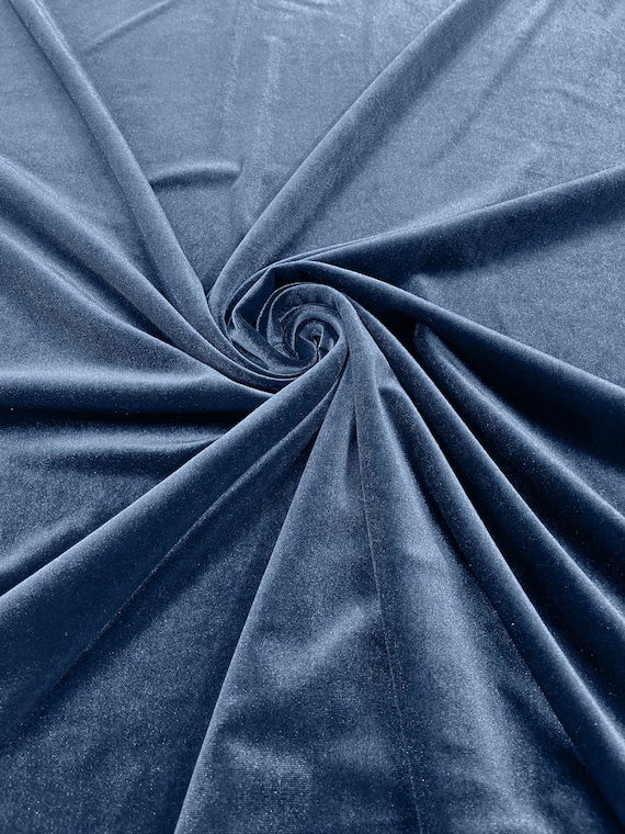 Stretch Velvet - Steel Stretch Velvet - Steel