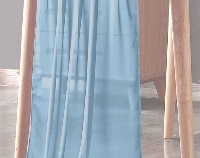 Light Blue - Chiffon Sheer Table Runner for Wedding, Decorations for Birthday Parties, Banquets, Engagements.