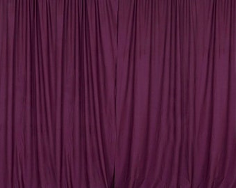 New Creations Fabric & Foam Inc, 10 Feet Wide Polyester SEAMLESS Backdrop Drape Panel