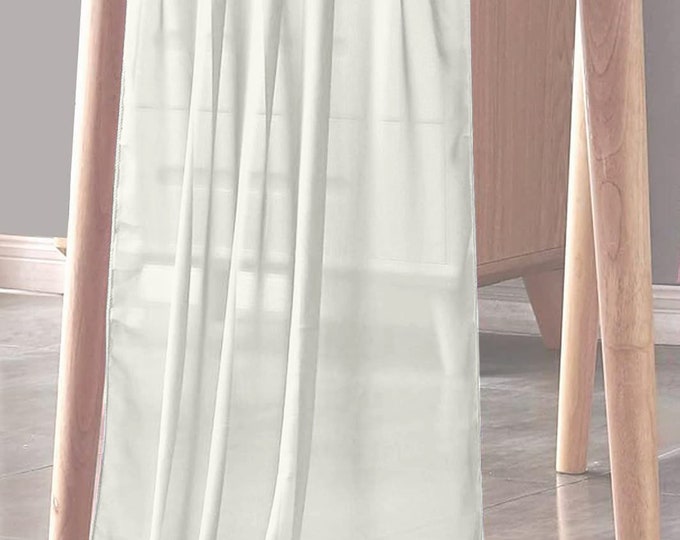 Ivory - Chiffon Sheer Table Runner for Wedding, Decorations for Birthday Parties, Banquets, Engagements.
