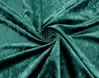 Jade Crushed Velvet Fabric/58 Inches Wide/Cosplays.
