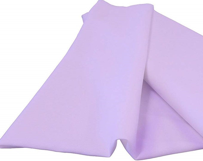 Lavender 60" Wide 100% Polyester Spun Poplin Fabric Sold By The Yard.