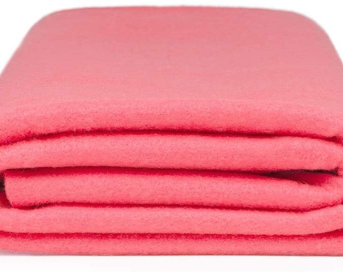 Acrylic Craft Felt Fabric by The Yard 72" Wide - Shocking Pink