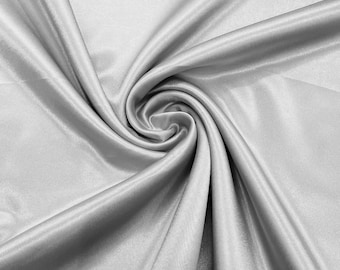 Off White Crepe Back Satin Bridal Fabric Draper/Prom/Wedding/58" Inches Wide Japan Quality.