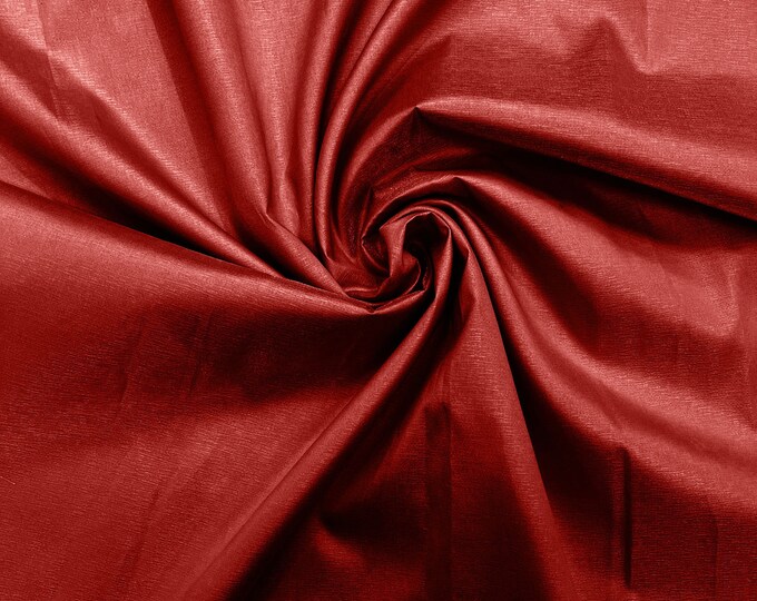 Red Quinceañera Crystal Taffeta Stiff And Shiny Fabric/Apparel/Costume/Dress/Cosplay/Wedding