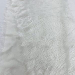 Weißer Langflor Weicher Kunstpelz Stoff für Pelzanzug, Cosplay Kostüm, Photo Prop, Zierde, Kissen, Kunsthandwerk.