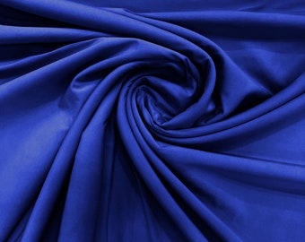 Royal Blue ITY Knit Fabric| 2-Way Stretch Spandex| 58" Wide|  Nightgown Dresses.