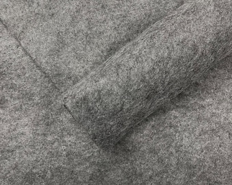 Heather Charcoal Acrylic Craft Felt Fabric by The Yard 72" Wide.