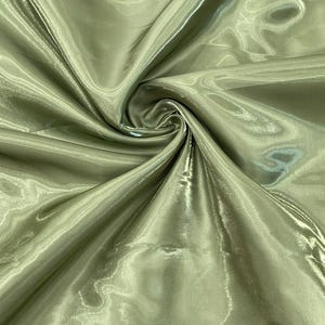 Dark Sage Green - Bridal Liquid Satin Fabric/Glossy Satin/58” Wide/Prom.