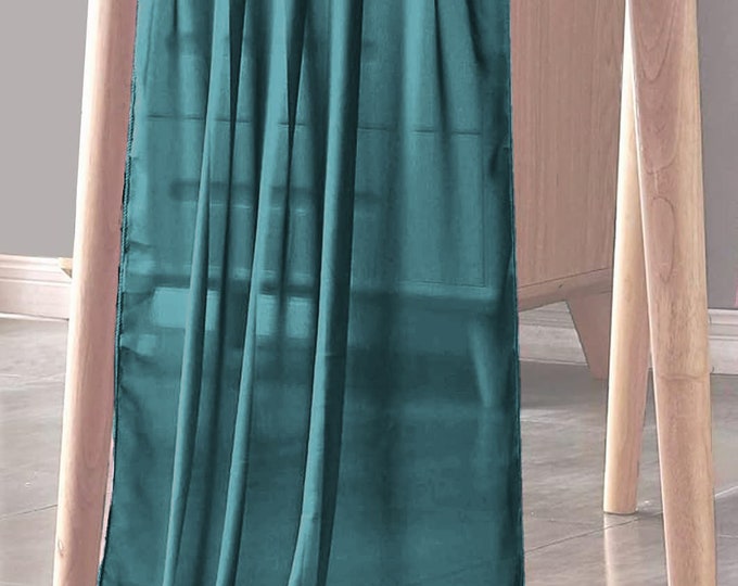 Teal - Chiffon Sheer Table Runner for Wedding, Decorations for Birthday Parties, Banquets, Engagements.
